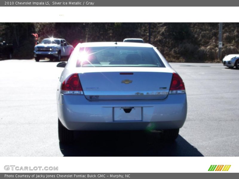 Silver Ice Metallic / Gray 2010 Chevrolet Impala LS