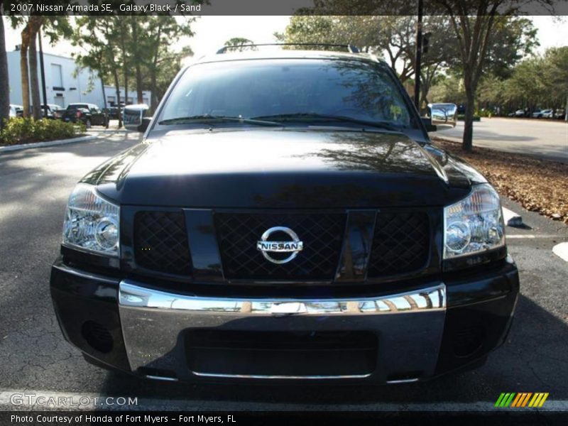 Galaxy Black / Sand 2007 Nissan Armada SE