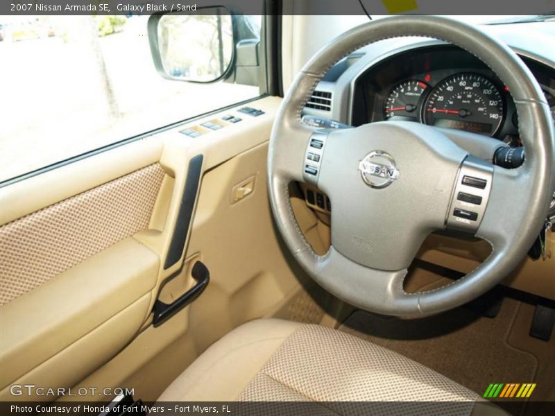 Galaxy Black / Sand 2007 Nissan Armada SE