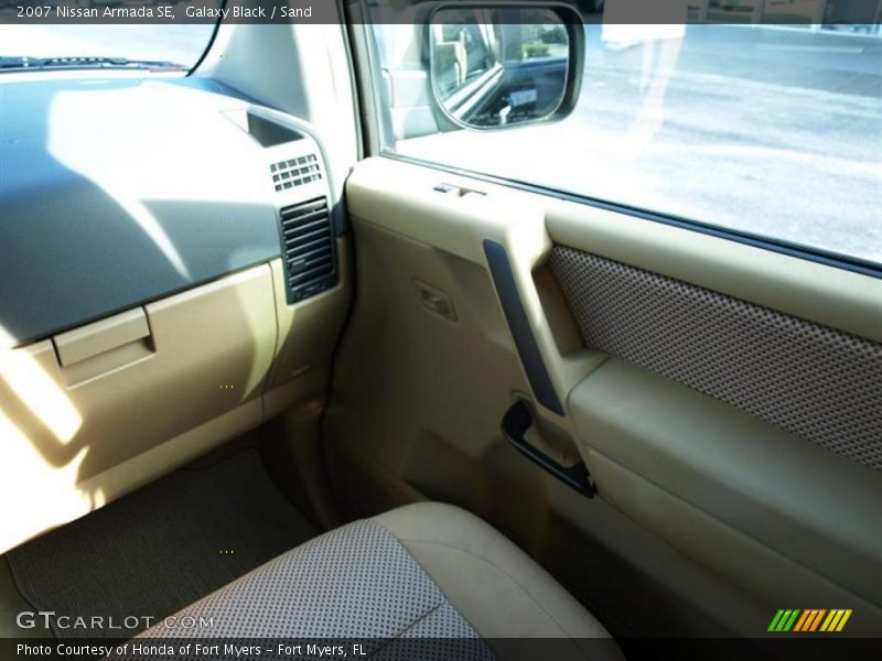 Galaxy Black / Sand 2007 Nissan Armada SE