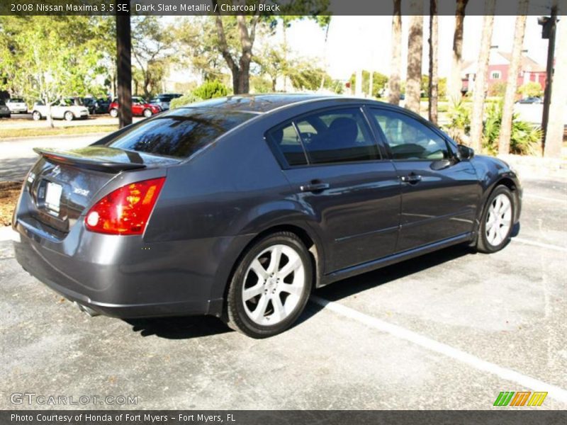 Dark Slate Metallic / Charcoal Black 2008 Nissan Maxima 3.5 SE