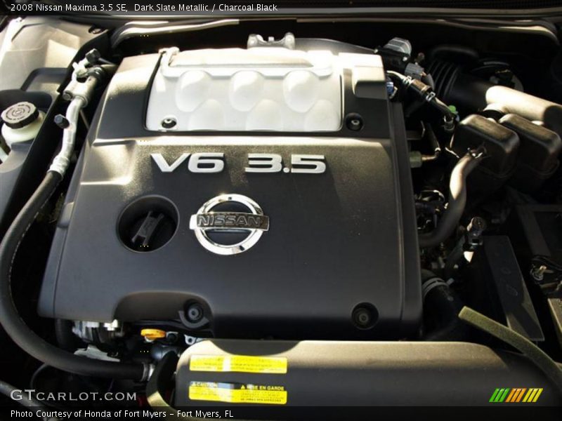 Dark Slate Metallic / Charcoal Black 2008 Nissan Maxima 3.5 SE