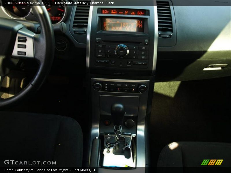 Dark Slate Metallic / Charcoal Black 2008 Nissan Maxima 3.5 SE