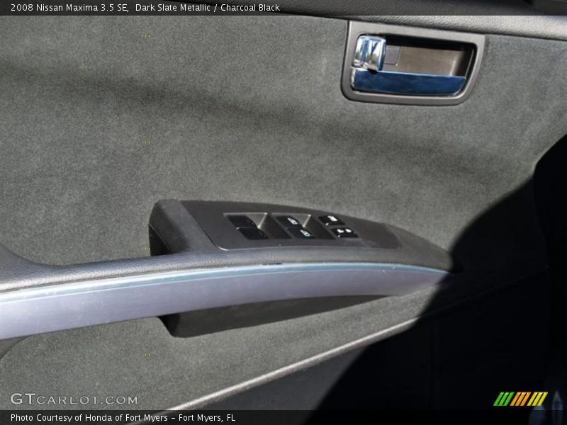 Dark Slate Metallic / Charcoal Black 2008 Nissan Maxima 3.5 SE