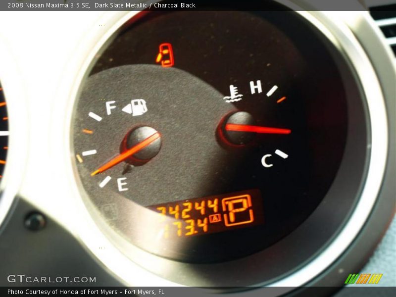 Dark Slate Metallic / Charcoal Black 2008 Nissan Maxima 3.5 SE