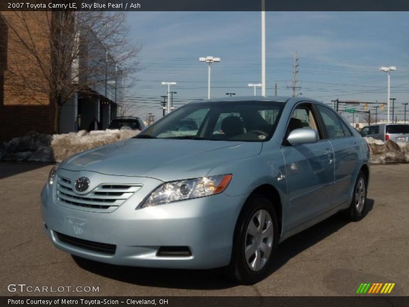 Sky Blue Pearl / Ash 2007 Toyota Camry LE