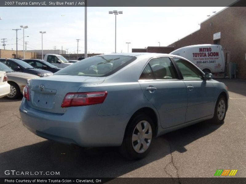 Sky Blue Pearl / Ash 2007 Toyota Camry LE