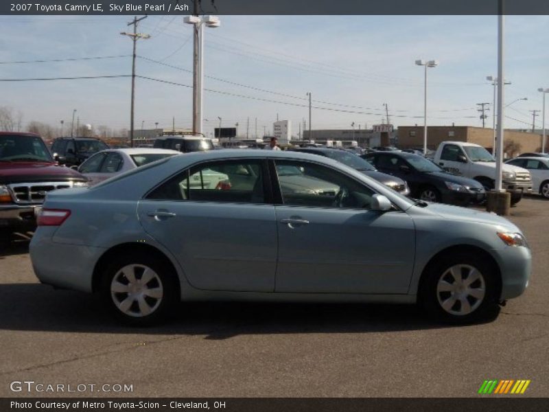 Sky Blue Pearl / Ash 2007 Toyota Camry LE