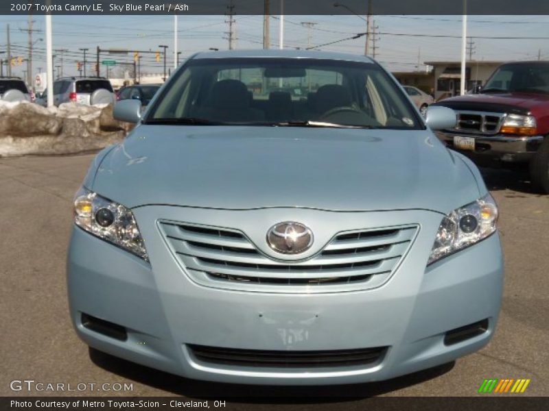Sky Blue Pearl / Ash 2007 Toyota Camry LE