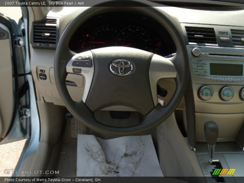 Sky Blue Pearl / Ash 2007 Toyota Camry LE