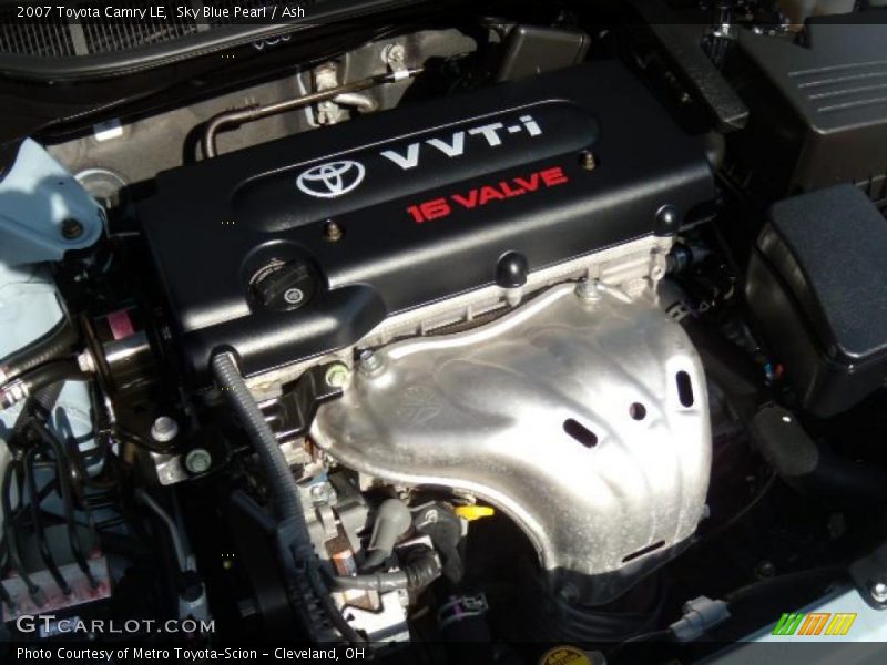Sky Blue Pearl / Ash 2007 Toyota Camry LE