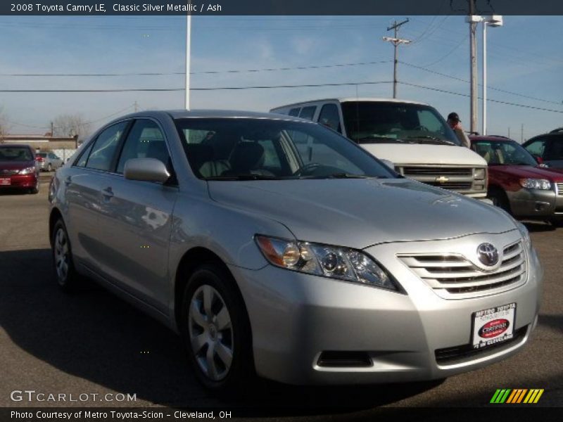 Classic Silver Metallic / Ash 2008 Toyota Camry LE