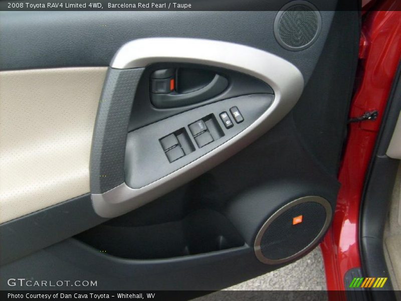 Barcelona Red Pearl / Taupe 2008 Toyota RAV4 Limited 4WD