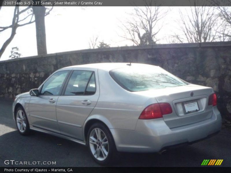 Silver Metallic / Granite Gray 2007 Saab 9-5 2.3T Sedan