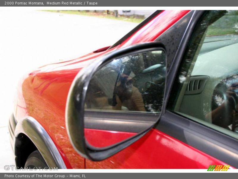 Medium Red Metallic / Taupe 2000 Pontiac Montana