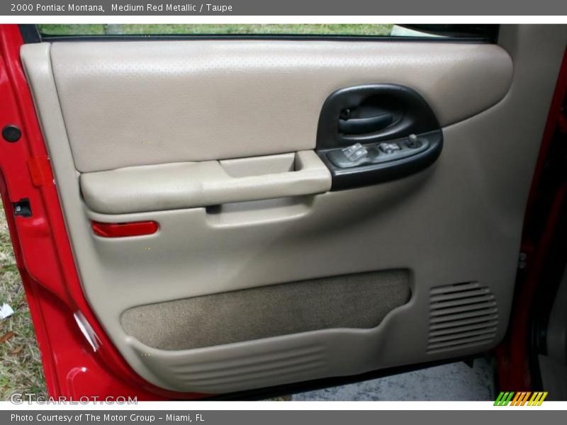 Medium Red Metallic / Taupe 2000 Pontiac Montana