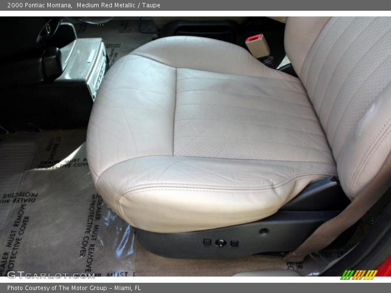 Medium Red Metallic / Taupe 2000 Pontiac Montana