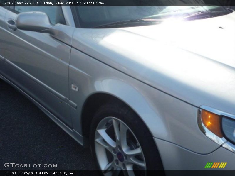 Silver Metallic / Granite Gray 2007 Saab 9-5 2.3T Sedan