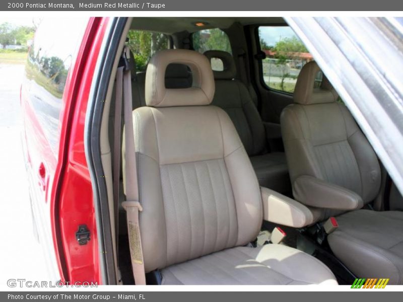 Medium Red Metallic / Taupe 2000 Pontiac Montana