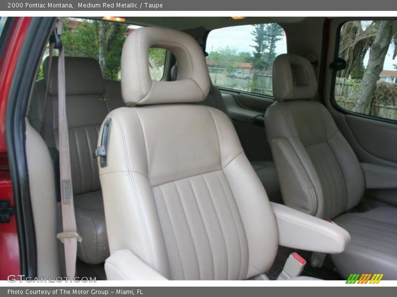 Medium Red Metallic / Taupe 2000 Pontiac Montana