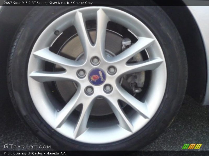 Silver Metallic / Granite Gray 2007 Saab 9-5 2.3T Sedan
