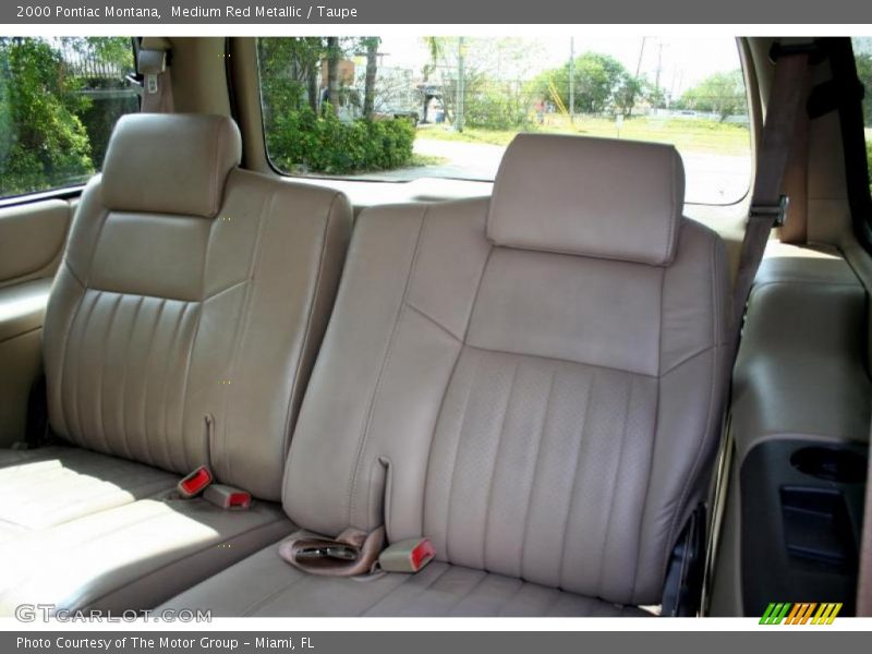 Medium Red Metallic / Taupe 2000 Pontiac Montana
