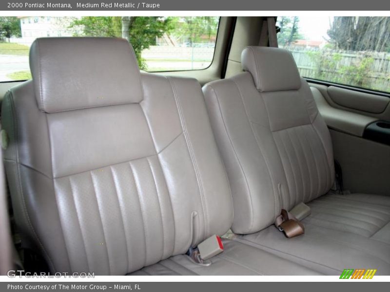Medium Red Metallic / Taupe 2000 Pontiac Montana
