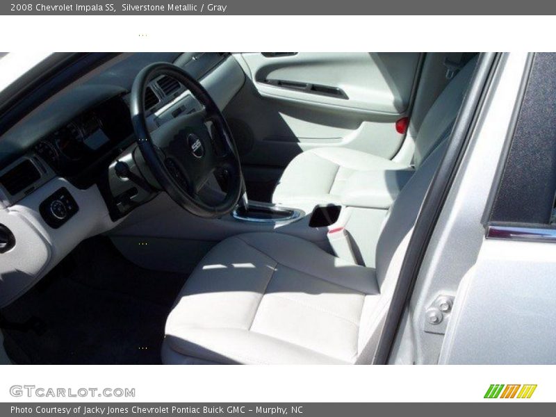 Silverstone Metallic / Gray 2008 Chevrolet Impala SS