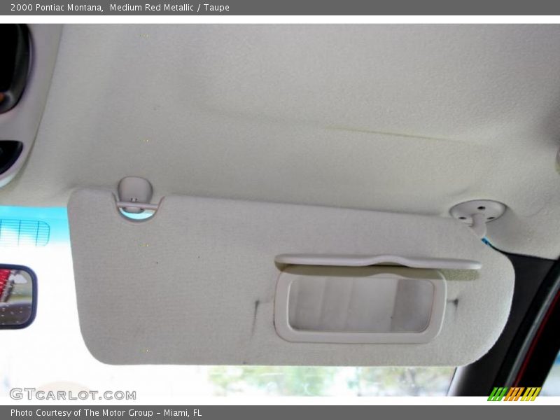 Medium Red Metallic / Taupe 2000 Pontiac Montana