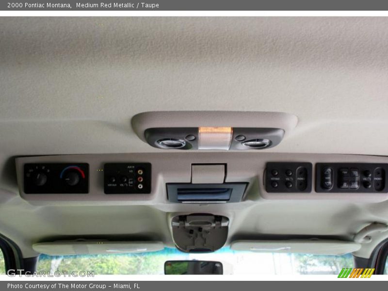 Medium Red Metallic / Taupe 2000 Pontiac Montana