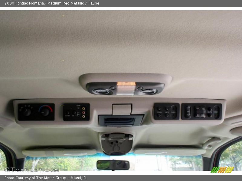Medium Red Metallic / Taupe 2000 Pontiac Montana