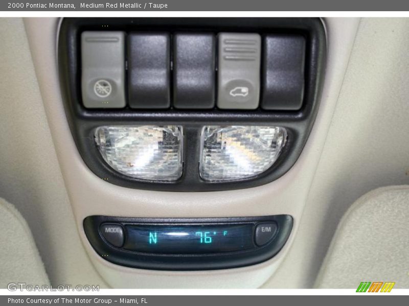 Medium Red Metallic / Taupe 2000 Pontiac Montana