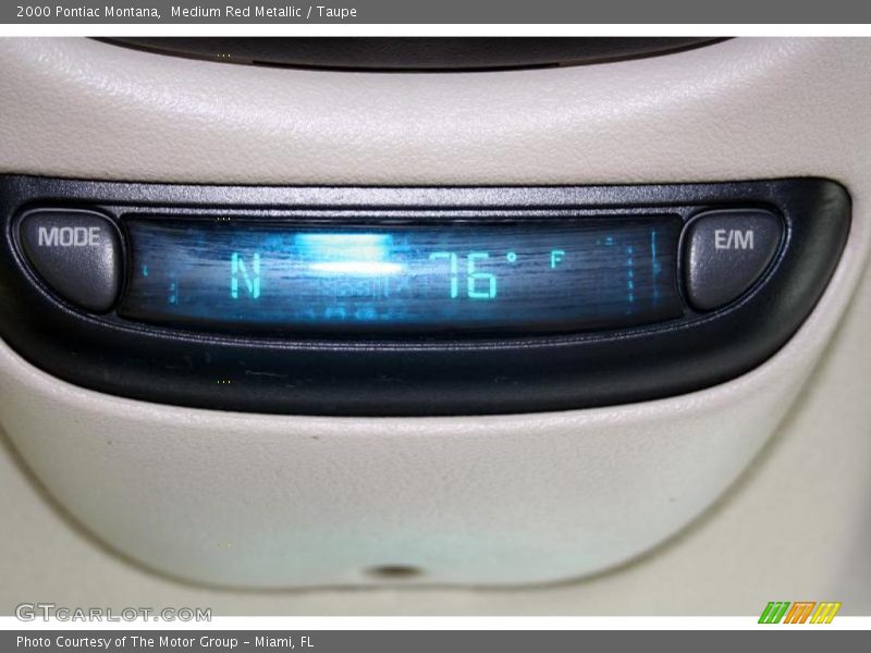 Medium Red Metallic / Taupe 2000 Pontiac Montana