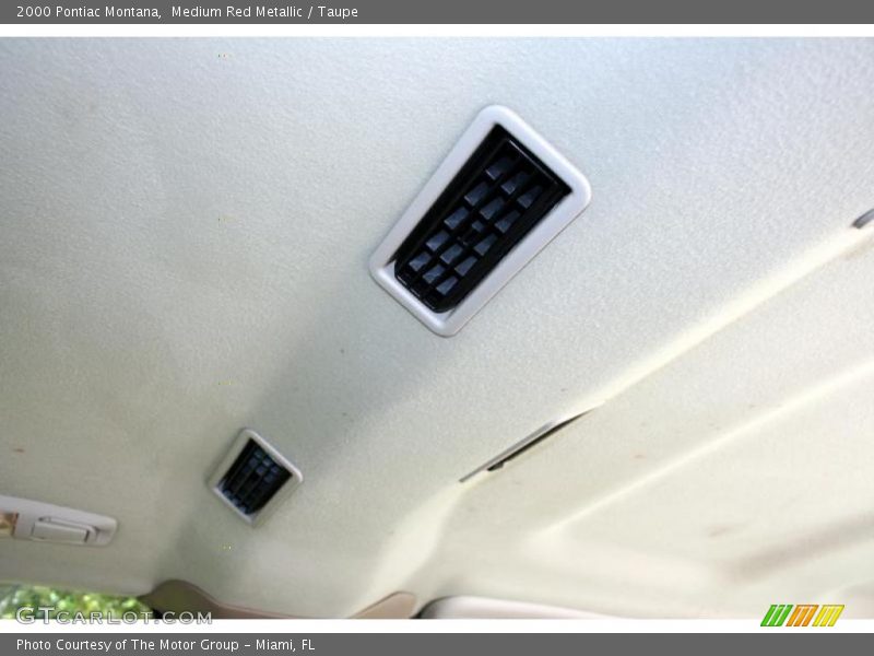 Medium Red Metallic / Taupe 2000 Pontiac Montana