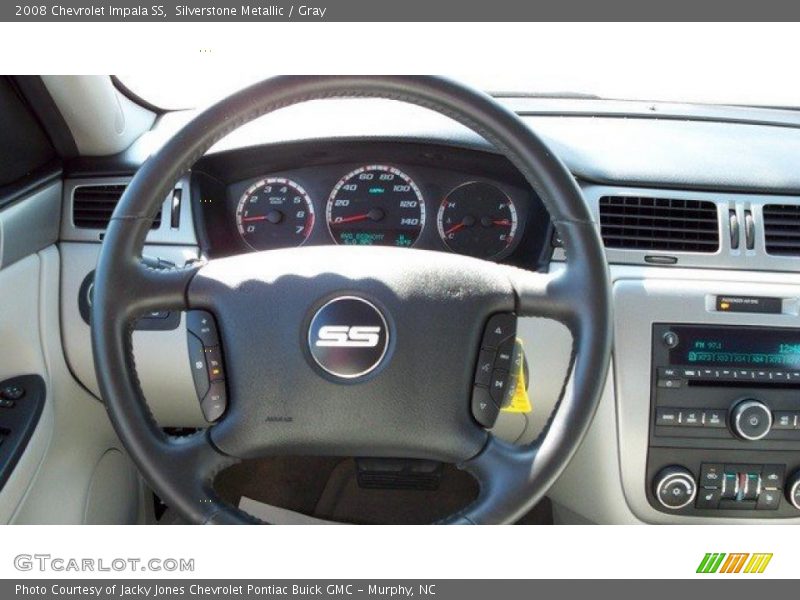Silverstone Metallic / Gray 2008 Chevrolet Impala SS