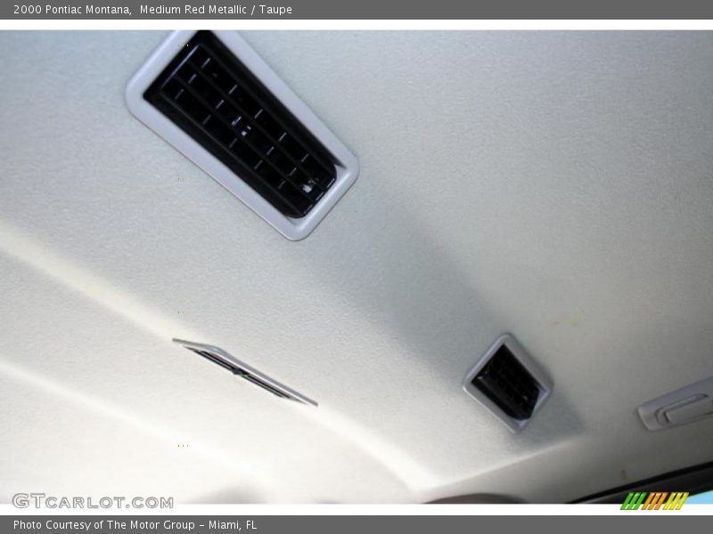 Medium Red Metallic / Taupe 2000 Pontiac Montana