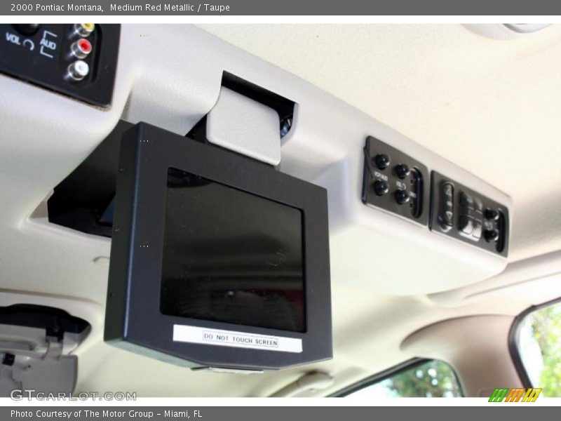 Medium Red Metallic / Taupe 2000 Pontiac Montana
