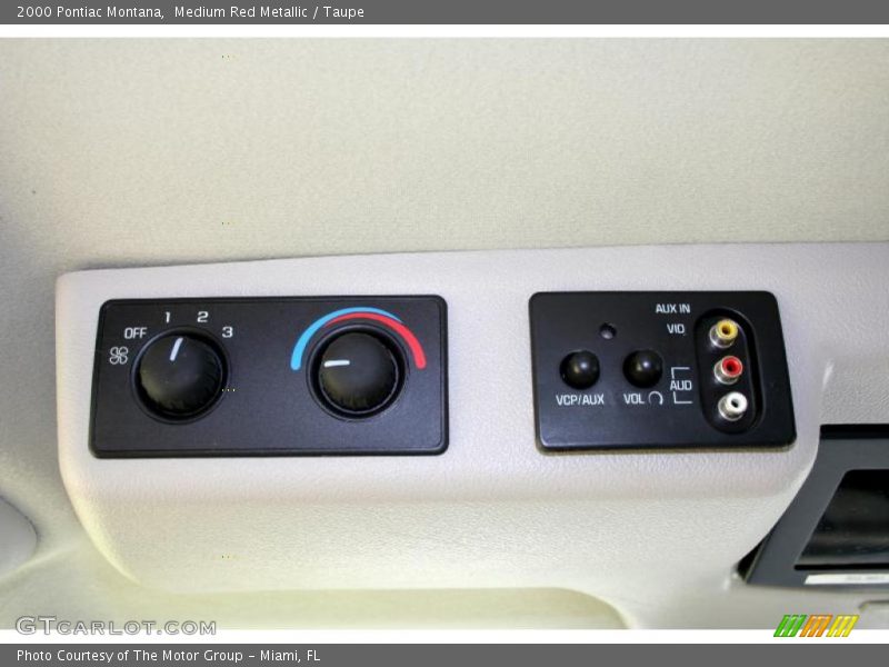Medium Red Metallic / Taupe 2000 Pontiac Montana