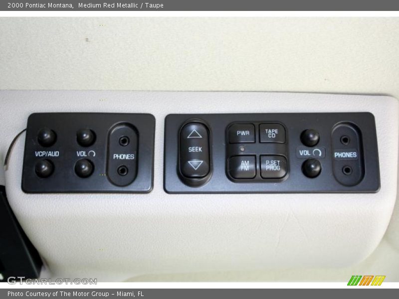 Medium Red Metallic / Taupe 2000 Pontiac Montana