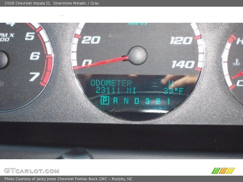 Silverstone Metallic / Gray 2008 Chevrolet Impala SS