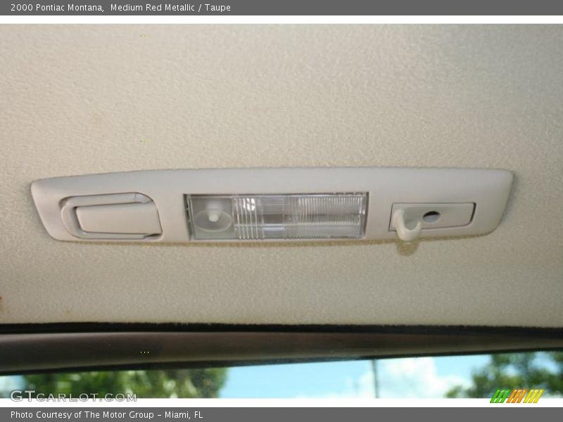 Medium Red Metallic / Taupe 2000 Pontiac Montana