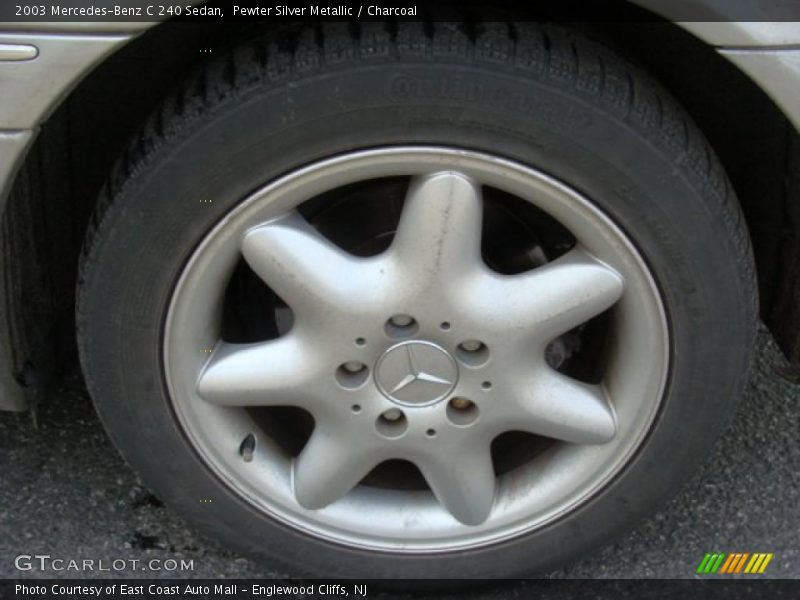 Pewter Silver Metallic / Charcoal 2003 Mercedes-Benz C 240 Sedan