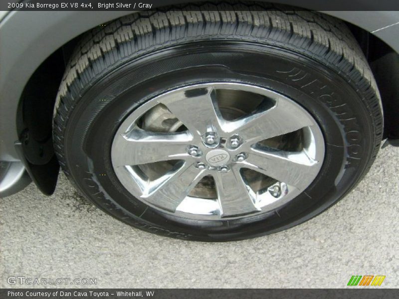 Bright Silver / Gray 2009 Kia Borrego EX V8 4x4