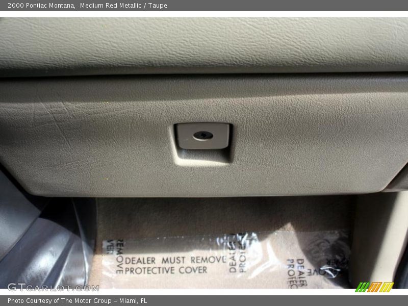 Medium Red Metallic / Taupe 2000 Pontiac Montana