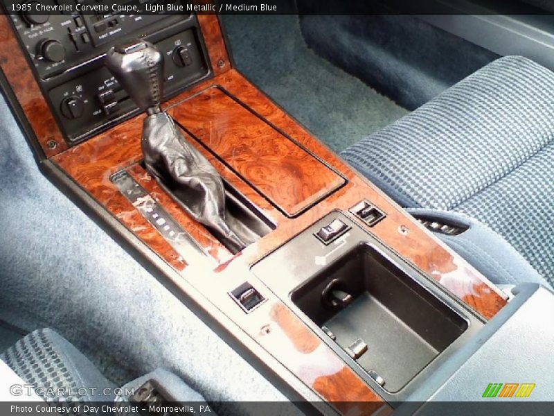 Light Blue Metallic / Medium Blue 1985 Chevrolet Corvette Coupe