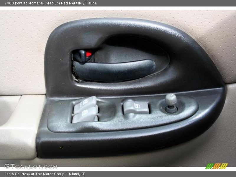 Medium Red Metallic / Taupe 2000 Pontiac Montana