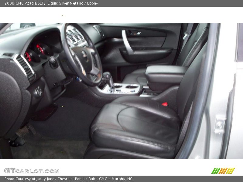 Liquid Silver Metallic / Ebony 2008 GMC Acadia SLT