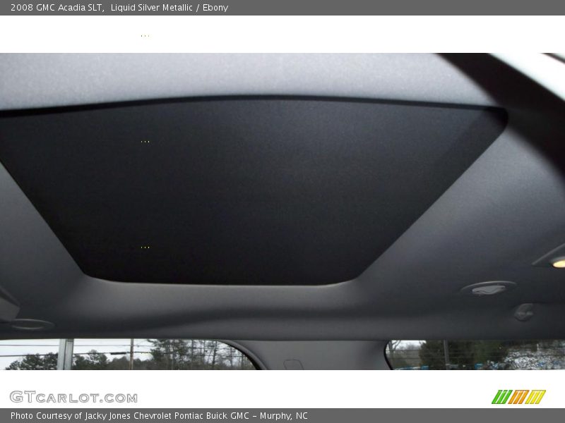 Liquid Silver Metallic / Ebony 2008 GMC Acadia SLT