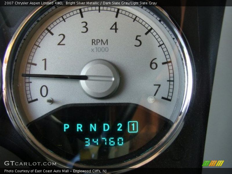 Bright Silver Metallic / Dark Slate Gray/Light Slate Gray 2007 Chrysler Aspen Limited 4WD