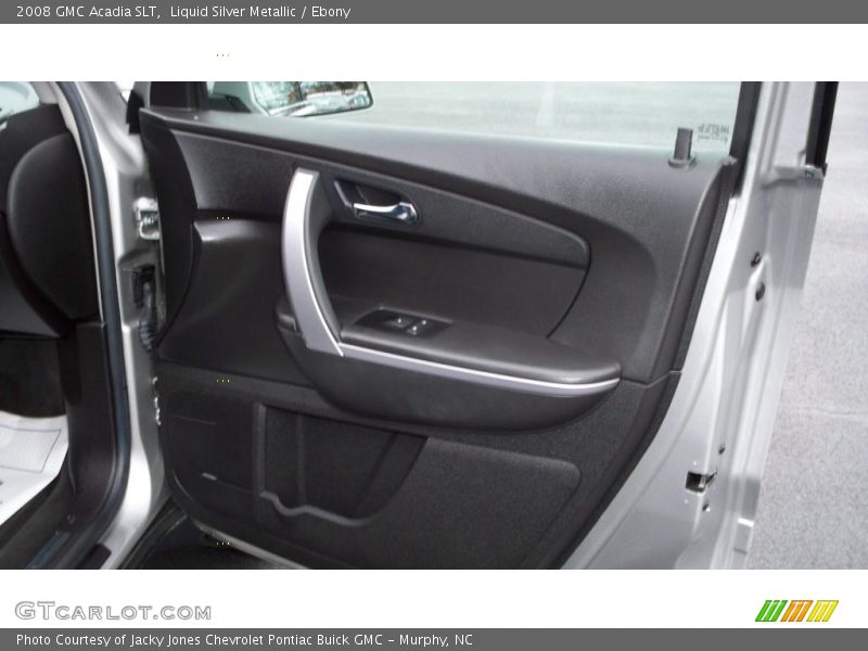 Liquid Silver Metallic / Ebony 2008 GMC Acadia SLT